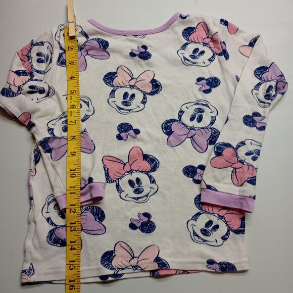 Disney Minnie Mouse Girls Pajama Set Size 8 - Picture 2 of 5